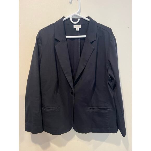 J.Jill Navy Blazer - Picture 1 of 4